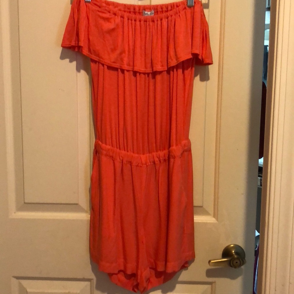 Splendid romper orange sz xs
